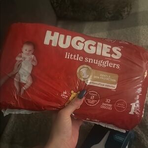 Little Snugglers Diapers - Red
